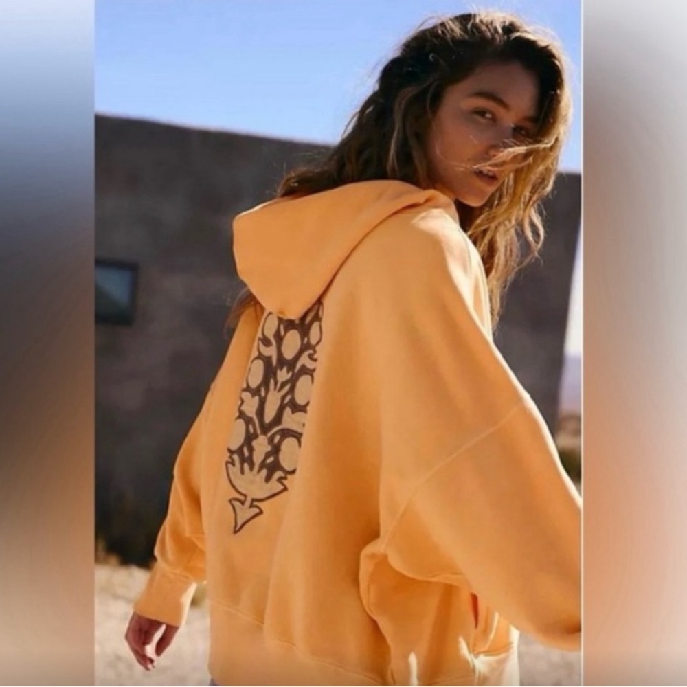 Free People Sprint To The Finish Logo Hoodie
